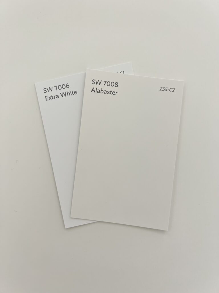 Sherwin Williams Alabaster vs Extra White