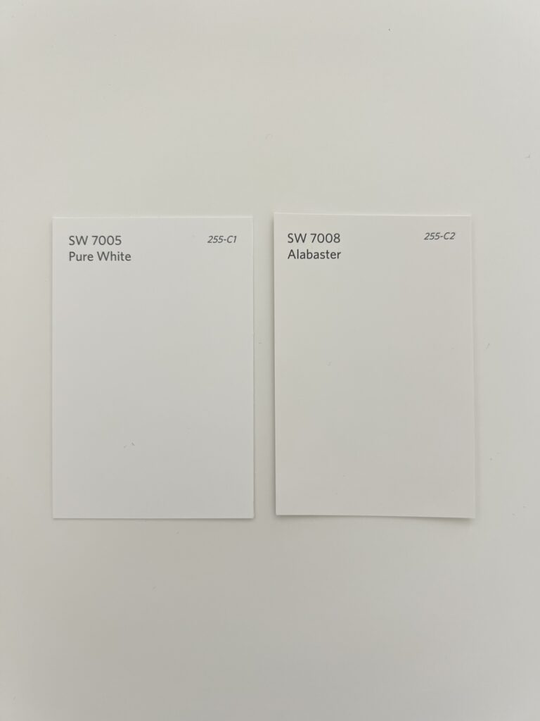 Sherwin Williams Alabaster vs Pure White