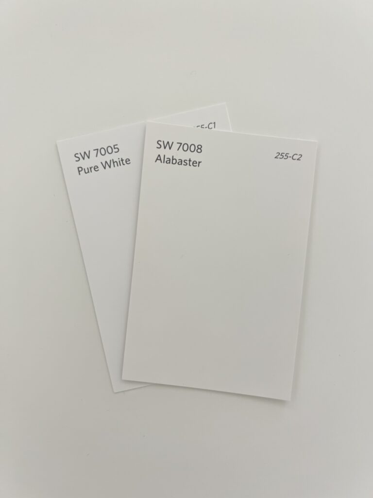Sherwin Williams Alabaster vs Pure White
