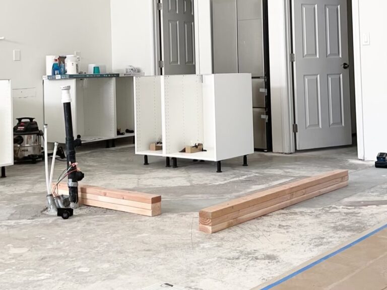 How to Build a Kitchen Island with Seating (Using IKEA Cabinets!)