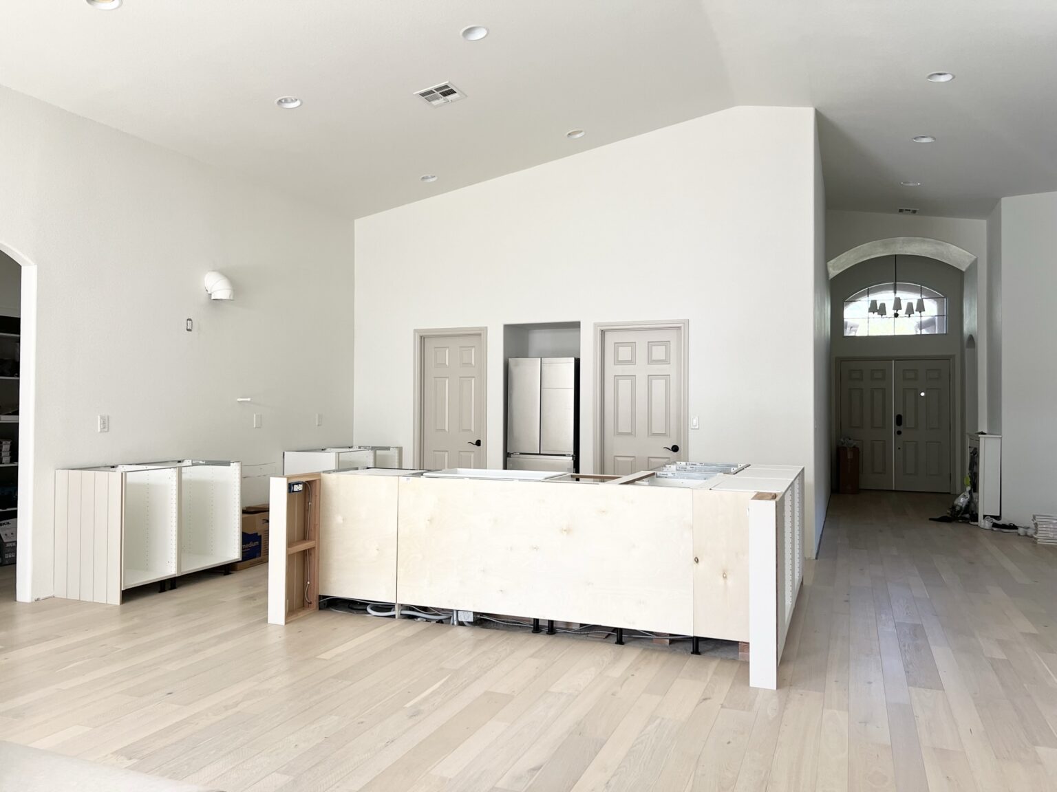 How to Build a Kitchen Island with Seating (Using IKEA Cabinets!)