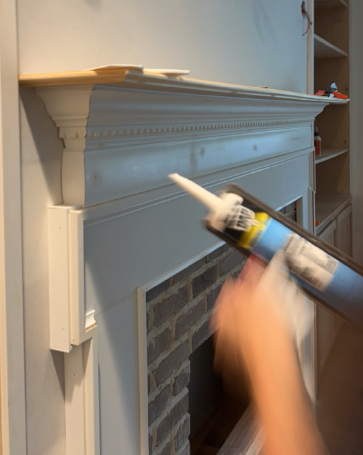 diy fireplace mantel