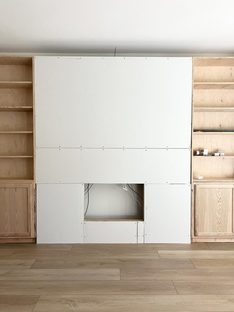 fireplace built ins diy