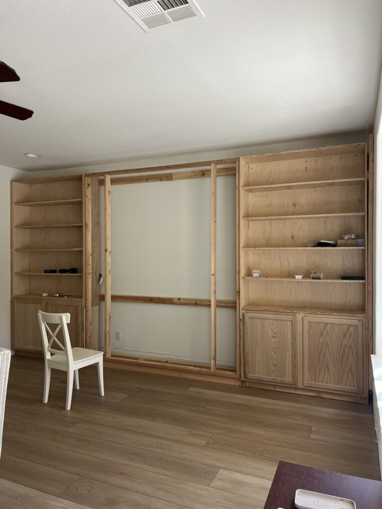 diy fireplace built ins