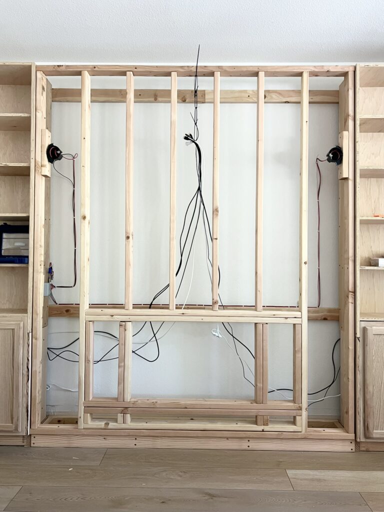 diy fireplace built ins