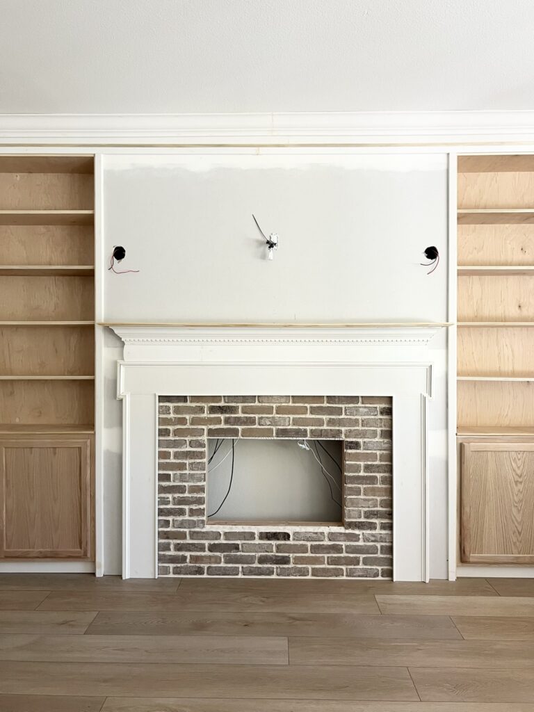 diy traditional fireplace mantel