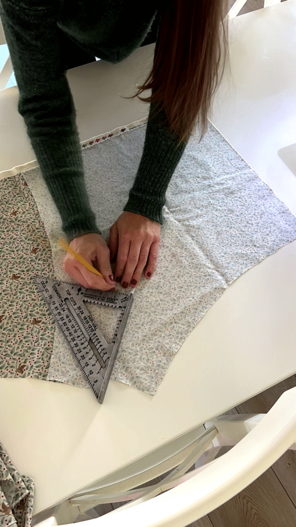 how to cut bias binding