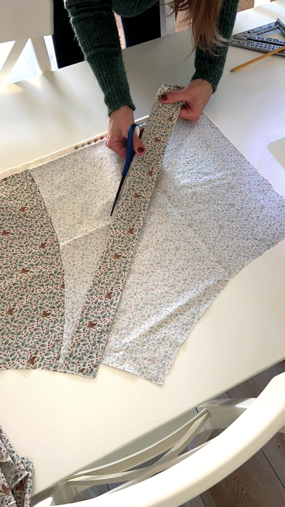 how to cut bias binding