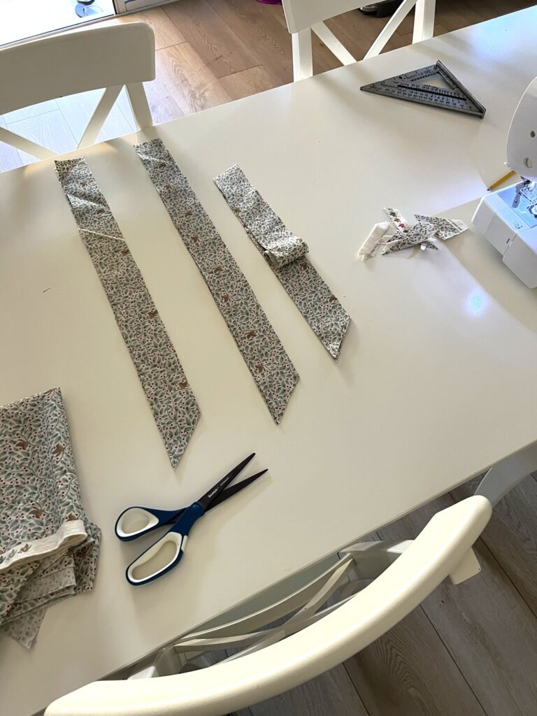 how to cut bias binding