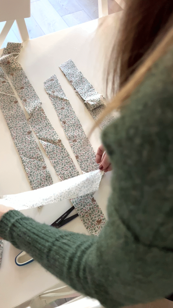 how to cut bias binding