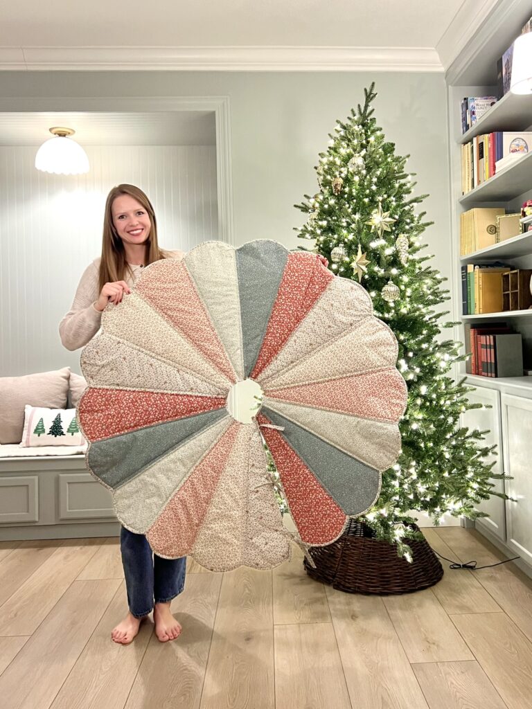 diy christmas tree skirt