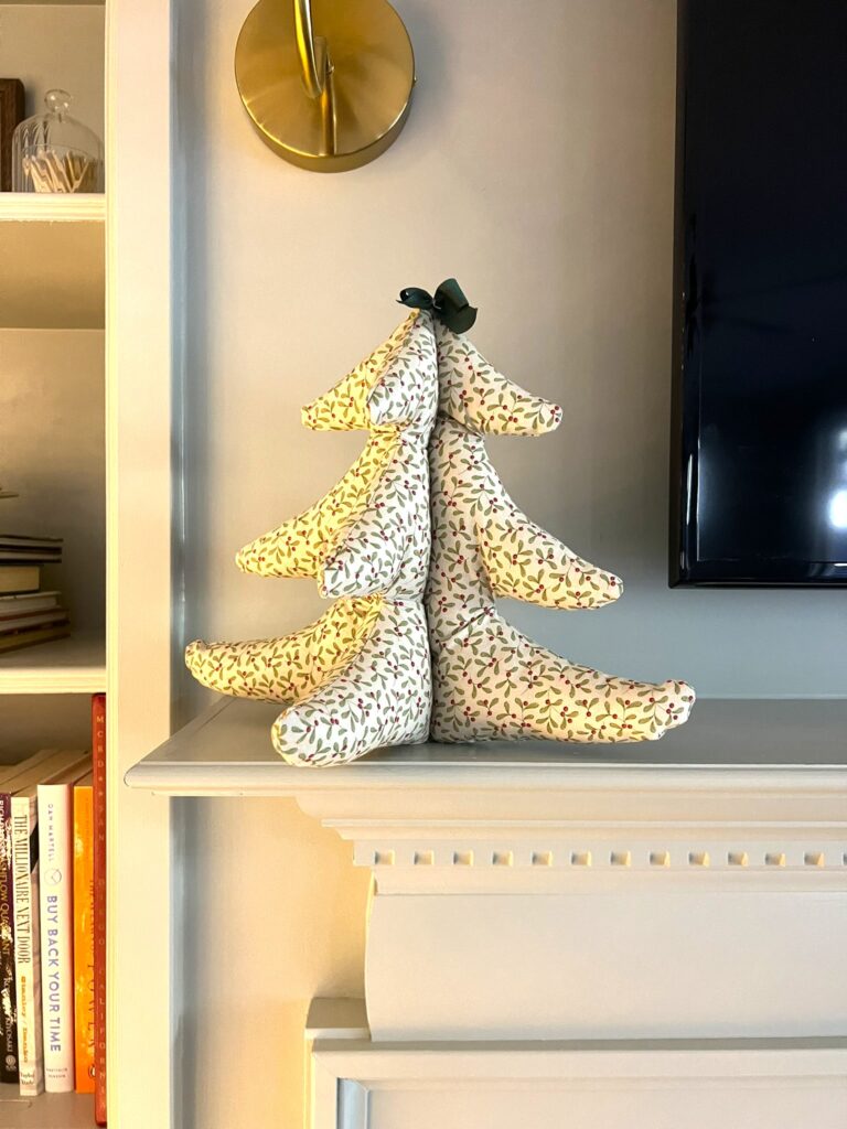 diy fabric christmas tree