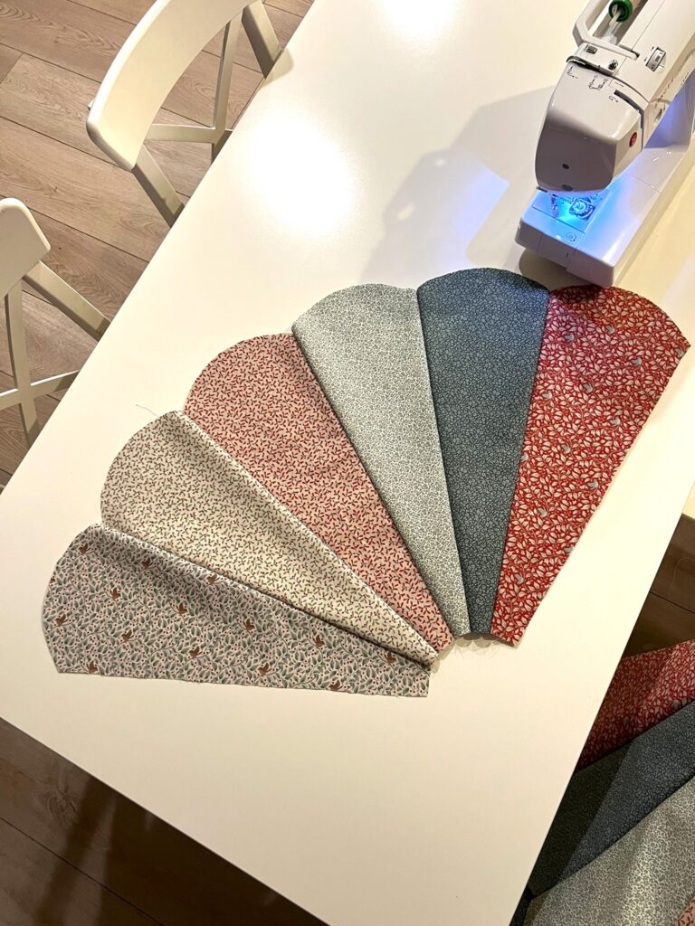 diy scalloped tree skirt