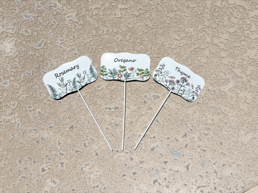 herb garden stakes
