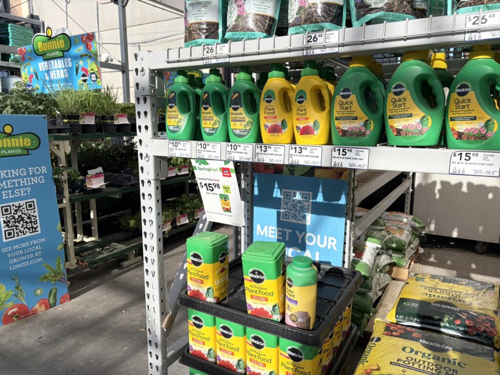 Lowe's SpringFest plant food deal