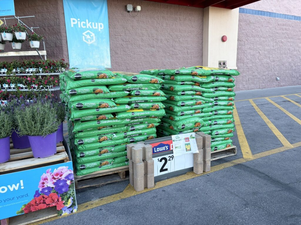 Lowe's SpringFest garden soil deal