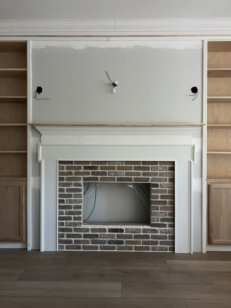 DIY electric fireplace