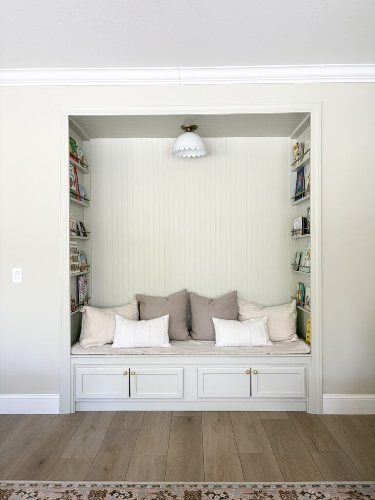 kids reading nook