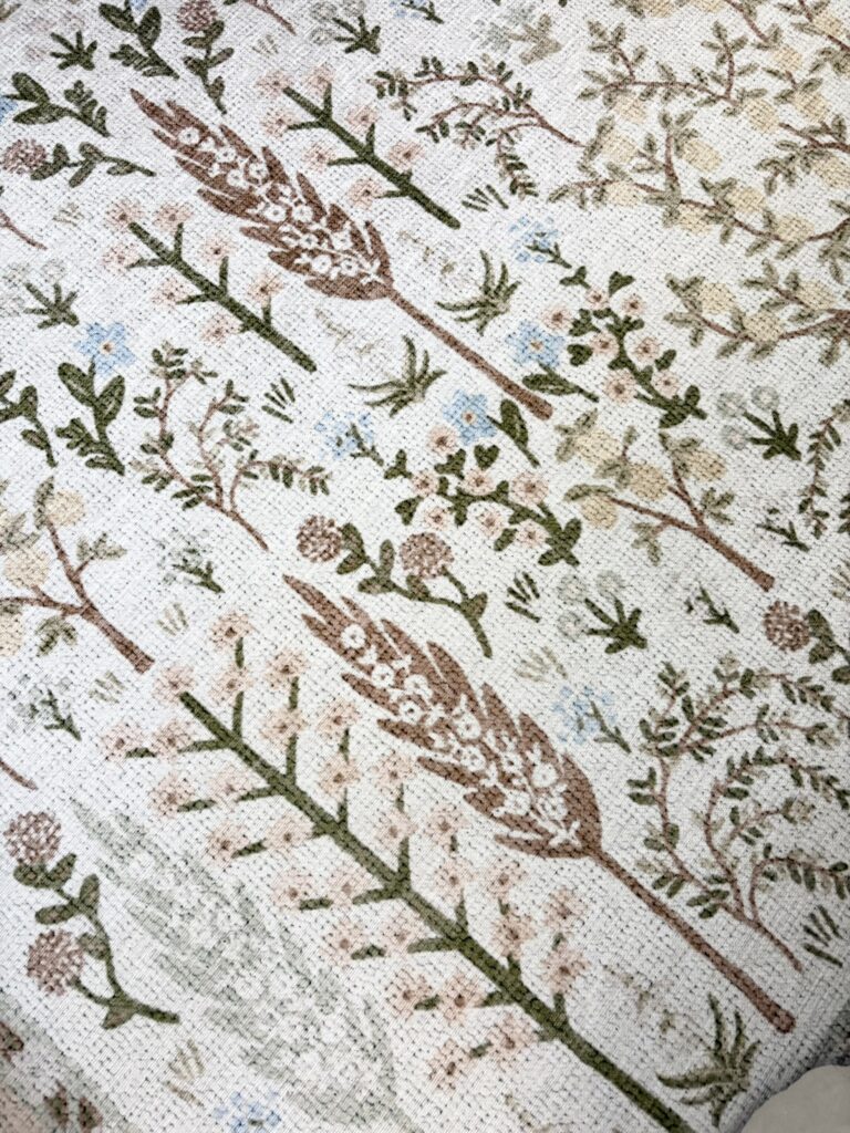 whimsical and floral rug