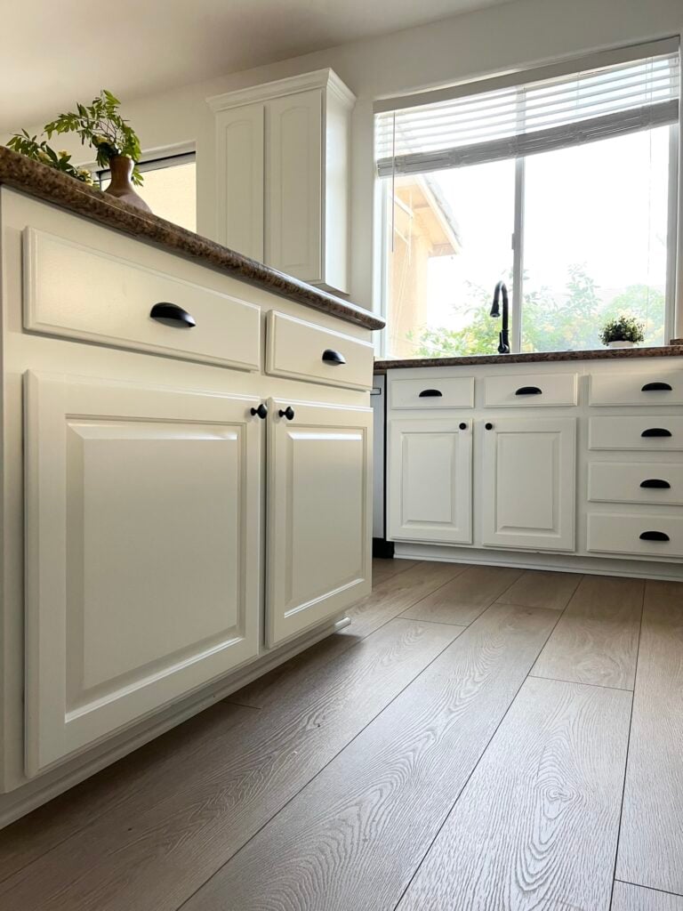 semi-gloss kitchen cabinet finish