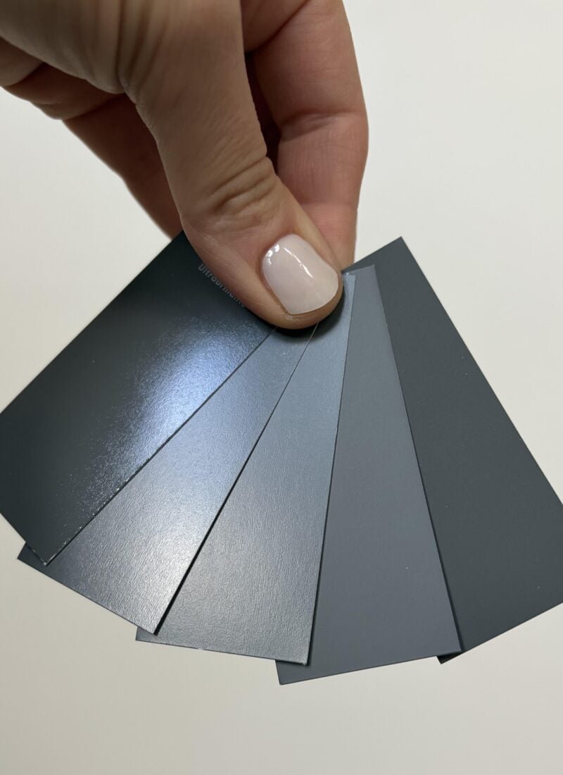 different paint sheens