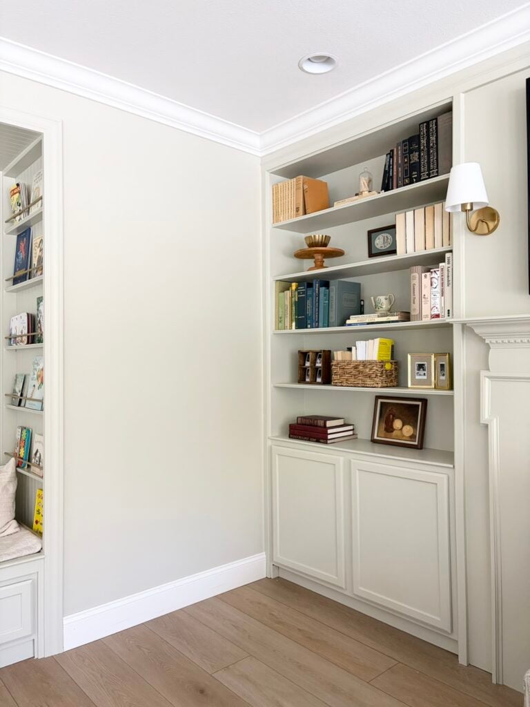 eggshell walls and semi-gloss trim